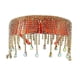 thumbnail image 2 of Gafas de sol elegantes de cristal con borlas de diamantes y visera Rave Eyewear rojo, 2 of 9