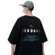 thumbnail image 1 of Camiseta de media manga para hombre, Top de verano informal holgado minimalista a la moda con cuello redondo para hombre, 1 of 8