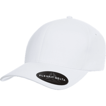 Flexfit Delta Premium Cap , 180 , White , Small/Medium