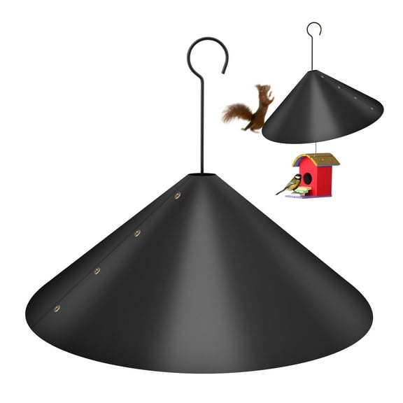 16'' Squirrel Baffle for Bird Feeder Pole, EEEkit Outdoor Wrap-Around Pole Squirrel Guard Baffle