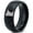 Black Dome Polish Tungsten, variant on Tungsten Minnesota North Star State Band Ring 8mm Men Women Comfort Fit Black Beveled Edge Polished