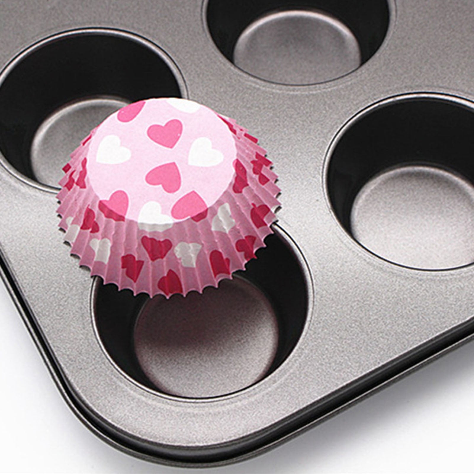 4/6/12 Hole Cupcake Baking Tray Nonstick Cake Baking Mold Muffin Tray  Carbon Steel Biscuit
