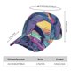 thumbnail image 2 of Fotbe Hip-Hop DJ Dolphin Gorro Clásico de Béisbol, Gorra Ajustable con Broche Snapback, Gorro de Exterior de Algodón Suave, 2 of 6