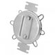 thumbnail image 3 of Bloque de distribución de energía de 3 vías Distribuidor de tierra Divisor de audio Calibre 0 Entrada Calibre 4 Salida Universal para automóvil Jadeshay A, 3 of 8