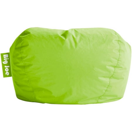 Big Joe Classic Bean Bag Chair, Durable Polyester Nylon Blend, Kids, Spicy Lime