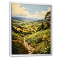 thumbnail image 2 of Designart "Glow Pastoral Farm Harvest painting I" Landscape & Nature Floater Framed Canvas Print, 2 of 7