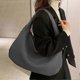 thumbnail image 2 of Woven Leather Hobo Bag for Women, Top-handle Shoulder Tote Bag Large Capacity Woven Handbag Underarm Bag Shopper Travel Bags, 2 of 5