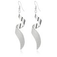 thumbnail image 1 of fastboy Minuscule 1 Paire Rotation Forme Boucles d'Oreilles Bohème Longue Goutte Boucles d'Oreilles Dame Partie Bijoux Argent, 1 of 3