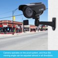 thumbnail image 4 of Cámara de seguridad CCTV para exteriores con energía solar, grabación LED (negra), 4 of 13