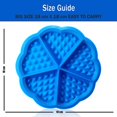 thumbnail image 2 of Bandeja para hornear panecillos de 12 tazas, cupcake, cupcake, utensilios para hornear de acero de hadas (1p, azul, 5 moldes de flores, bandeja de waffle de silicona) Feliz Sencillez, 2 of 5
