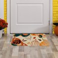 thumbnail image 3 of LmnLft Pumpkin Doormat, Fall Welcome Floor Mat, Rustic Thanksgiving Entry Rug, Seasonal Thick Velvet Porch Carpet for Indoor Outdoor Home, Halloween Harvest and Autumn Holiday Yard Decorations, 3 of 3