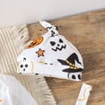 thumbnail image 4 of GobdXE 3 Piece Baby My First Halloween Outfit Long Sleeve Bodysuit Suspender Pants Knotted Hat Holiday Clothing Set Size:12-18 Months, 4 of 9