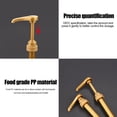 thumbnail image 5 of Golden Syrup Pump Dispenser Top, Liquid Honey Pump for Glass Bottles, Food Grade Kitchen Oil Dispenser Pump, Reusable Condiment Pump for Maple Syrup, Salad Dressing, Dish Soap, Hand Soap Dispenser, 5 of 7