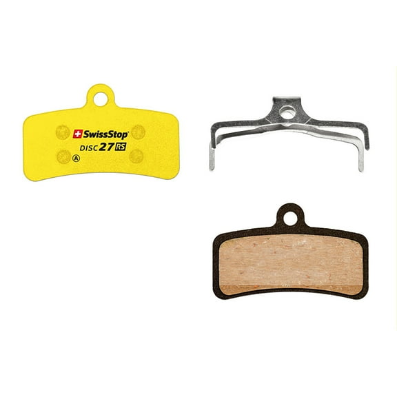 SwissStop, Disc 27 RS, Disc Brake Pads, Shape: Shimano N-Type, Organic, Pair