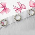 thumbnail image 4 of Feelyou Cartoon Cute Bow Curtains Pack of 2 (42x84 Each) for Kid, Princess Ribbon Curtains Blackout, Kawaii Love Heart Bedroom Curtains, Curtains and Drapes Room Decor, 4 of 6