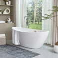 thumbnail image 5 of Vanity Art 71" x 33" Acrylic Freestanding Bathtub, 5 of 11