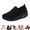 Black, variant on Womens Orthopedic Shoes Arch Support Slip on Non Slip Work Shoes Breathable Knitted Mesh Stretch Walking Shoes Comfort 2026 Orthopedic Shoes Pink