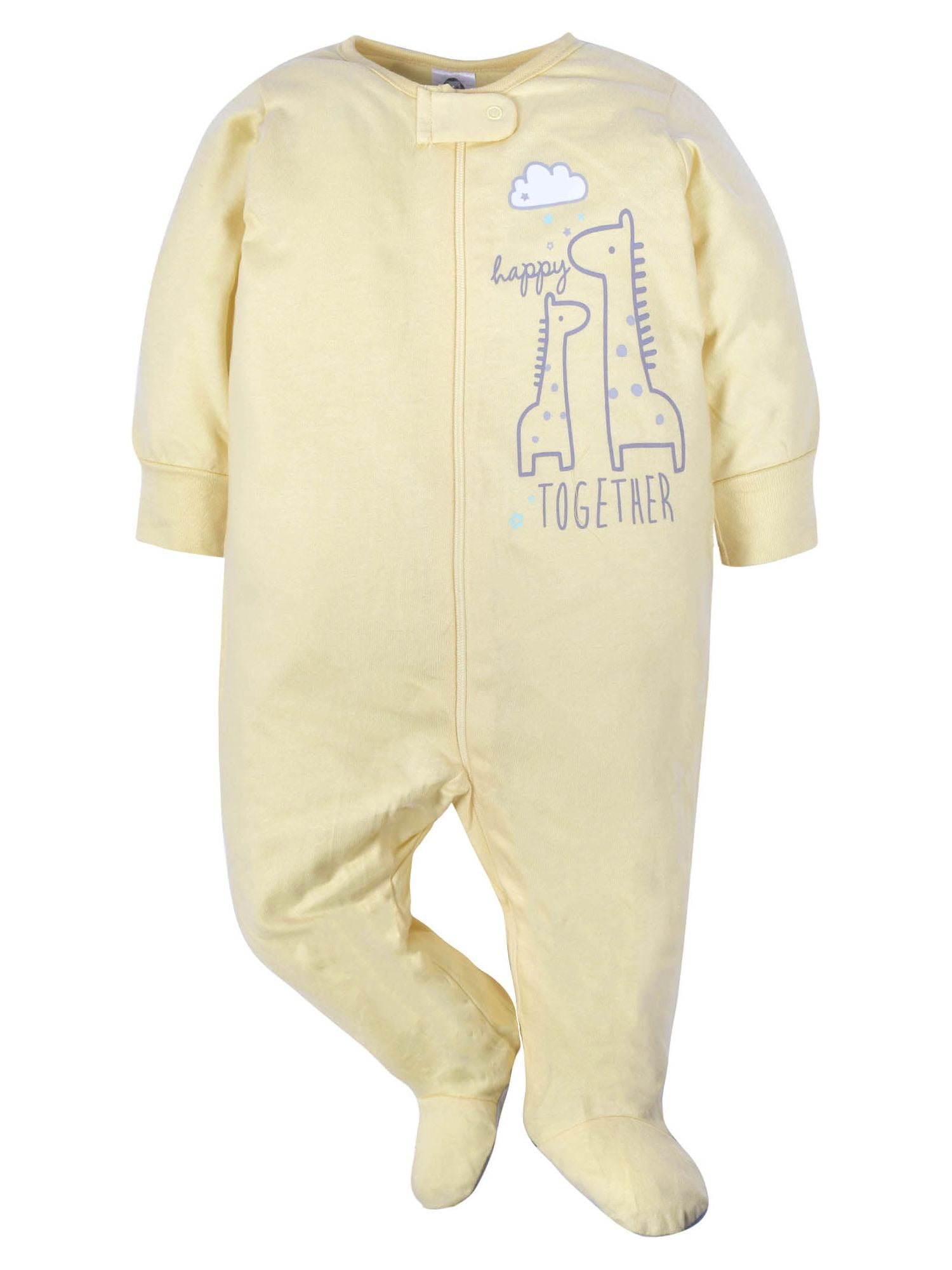 Gerber Baby Boy or Girl Gender Neutral Sleep 'n Play Footed Pajamas, 4-Pack