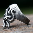 thumbnail image 4 of ZMY Home Stainless Steel Ring | Skull of Intellect Devourer | Evil Death Monster Jewelry (10), 4 of 6