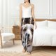 thumbnail image 4 of Balery Realistic Cute Puppy Pantalones de pijama para mujer, pijamas ultraligeros, pantalones de estar por casa-Large, 4 of 6