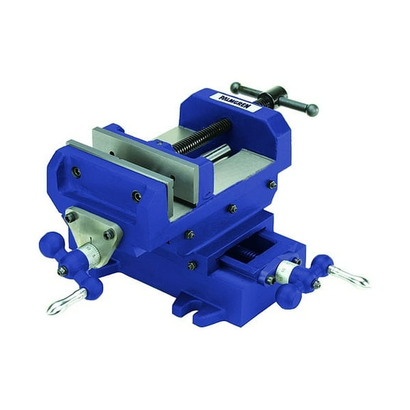 Palmgren Cross Slide Vise,6 in Jaw Width 9630601