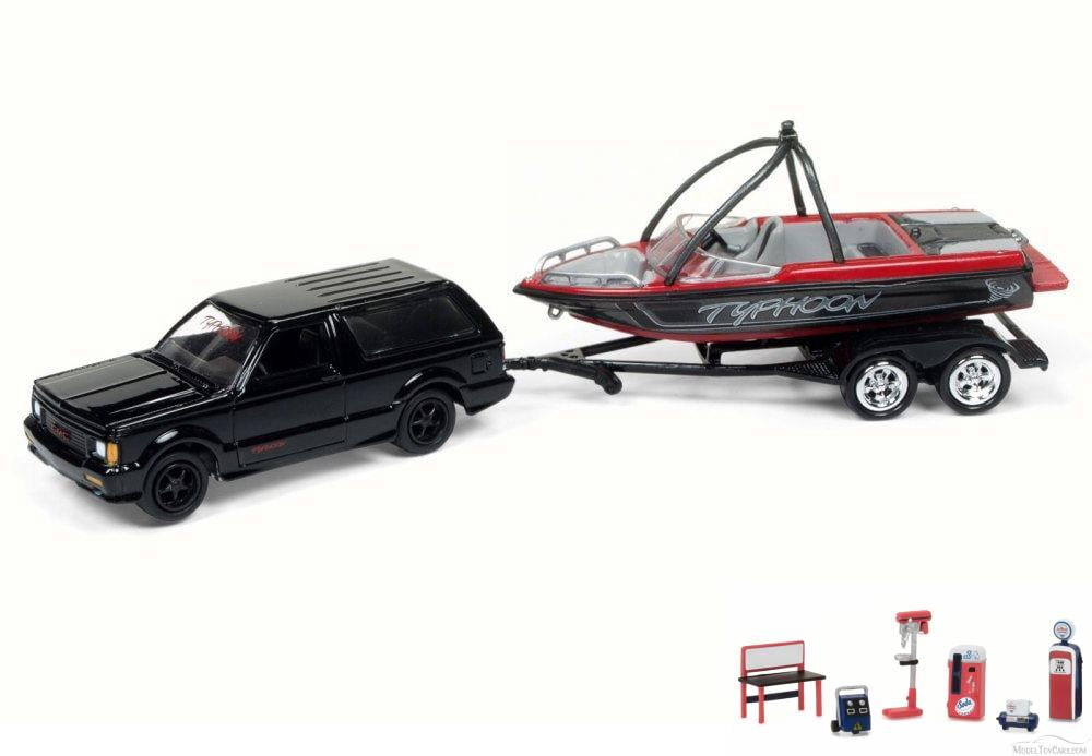 diecast boat and trailer