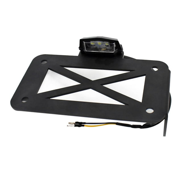 Miulika Kit de Cadre de Plaque d'Immatriculation pour Motos Cruisers
