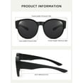 thumbnail image 6 of TINHAO Polarized Fit Over Glasses Sunglasses for Women Men Trendy Cat Eye Wrap Around Shades UV Protection, 6 of 6