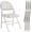 Beige, variant on Eastvita 4-Piece Set of Metal Folding Chairs with Non - Slip Foot Pads PU Leather Cushion Seat Metal Support for Indoor Outdoor Use in Restaurant Beige