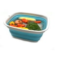 thumbnail image 5 of SAMMART Set of 2 - 9.45L (2.49 Gallon) Collapsible Tub - Foldable Dish Tub - Portable Washing Basin - Space Saving Plastic Washtub, 5 of 7