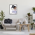 thumbnail image 2 of The Kids Room by Stupell Twirl In Your Tutu Black Haired Ballerina in Purple Tutu Framed Giclee Texturized Art, 2 of 8