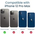 thumbnail image 4 of [Upgraded]IBAOLE for iPhone 12 Pro Max 6.7 inch IBAOLE Lens Protector Premium HD Tempered Glass Aluminum Alloy IBAOLE Lens Cover - Silver(3 PCS)Graphite, 4 of 7