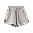 thumbnail image 2 of Women's Sweat Shorts with Pockets Cotton Drawstring Summer Workout Casual Lounge Shorts by Yigetop Light Ashy 2XL, 2 of 5