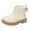 White, variant on Ankle Boots for Toddler Girl Waterproof Combat Shoes With Side Zipper Little Girls Boots (Toddler/Little Kid),8