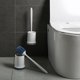 thumbnail image 5 of Cepillo de inodoro con soporte, limpiador de inodoro, ahorra espacio, ideal para el hogar. Azul, 5 of 9