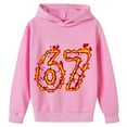 thumbnail image 4 of SGMVNU Hoodies for Boys Casual Quarter Zip Pullover Tractical Long Sleeve Outdoor Athletic Youth Sweathshirt Fall Clothes, for 7-8 Years Kids, az1222_1-Pink, 4 of 4