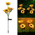thumbnail image 1 of Lámparas de jardín en el suelo con panel solar con luces para patio trasero Sharpla Luces de estaca de jardín, 1 of 8