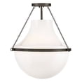 thumbnail image 2 of 46893BX Hinkley Lighting Collins - 12W 1 LED Medium Semi-Flush Mount-22.75 Inch Tall and 20 Inch Wide-Black Oxide Finish, 2 of 11