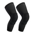 thumbnail image 1 of Knee Brace Anti Collision Breathable Soft Elastic Non Slip Knee Support Stabilizer Black L, 1 of 9