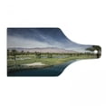 thumbnail image 1 of Golf Cutting Board, Picturesque Landscape of Chino Canyon Palm Springs Summer Day Setting, Decorative Tempered Glass Cutting and Serving Board, in 3 Sizes, by Ambesonne, 1 of 2