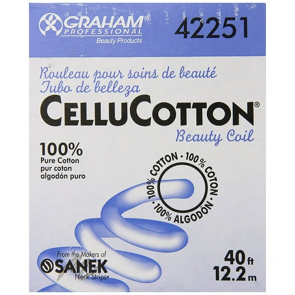 Graham CelluCotton Beauty Coil, 40 Feet, Pack of 3