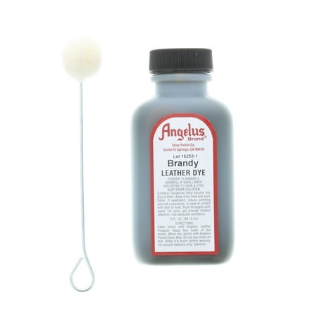 UPC: 0086366500927 | Angelus® Leather Dye  3 oz. Brandy