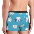 thumbnail image 4 of Kdxio Men's Boxer Briefs with Cute Healthy Teeth Print - Comfortable and Breathable Underwear for Everyday Wear, 4 of 7