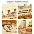thumbnail image 6 of Rolife 3D Wooden Puzzle Ship Model 7.5" Cruise Ship 145 pcs, Collectible Display Building Kits Gift for Teens and Adults, 6 of 6