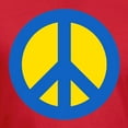 thumbnail image 3 of CafePress - Peace Ukraine T Shirt - Men's Fitted T-Shirt, 3 of 4