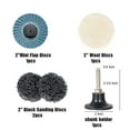 thumbnail image 5 of 80Pcs Sanding Discs Set, 2 Inch Discs with 1/4 Inch Holder Quick Change Disc for Die Grinder Surface Prep Strip Grind Polish Burr Finish Rust Paint Removal, 5 of 6