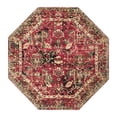 thumbnail image 2 of Unique Loom Saturn Collection Area Rug - Ion (8' Octagon Burgundy/Cream), 2 of 5