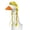Yellow, variant on Goose Accessory Porch Goose Outfit With Hair Clips For Outdoor Garden Patio Yard Goose Statue Decor(Green-45X9Cm)