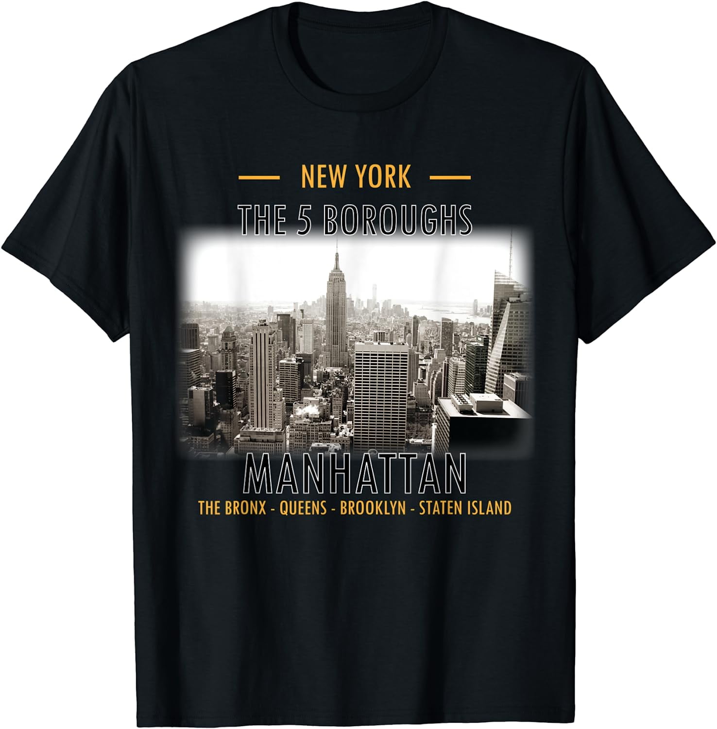 New York the 5 Boroughs Manhattan Bronx Queens Staten Island