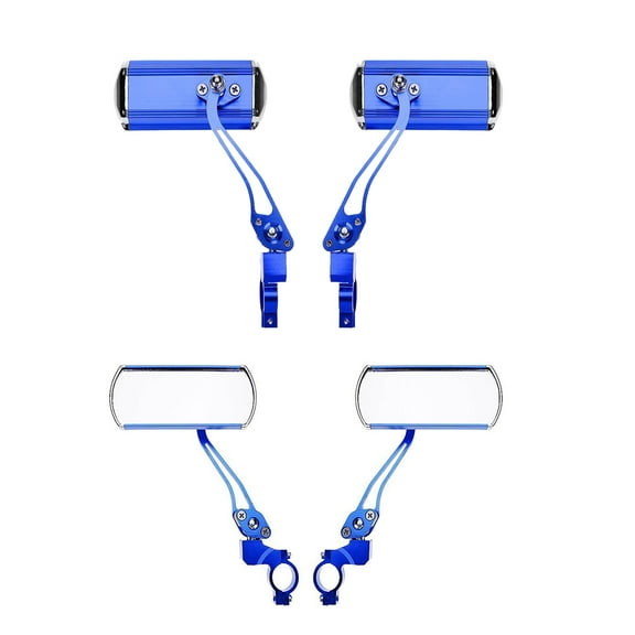 Worgeous Bike Handlebar Mirror Bicycle Mirrors for Handlebars Blast-resistant Accessories Blue